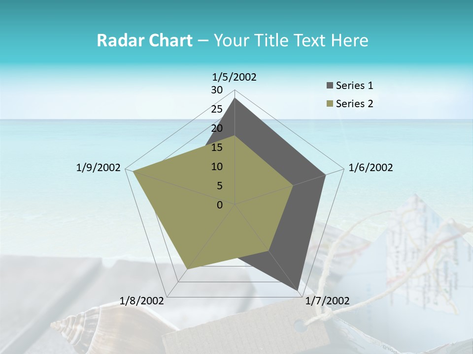 Werbung Blau Pause PowerPoint Template