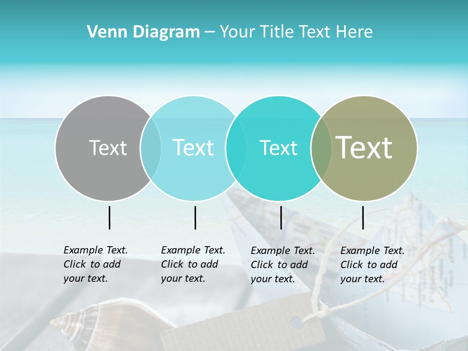 Werbung Blau Pause PowerPoint Template