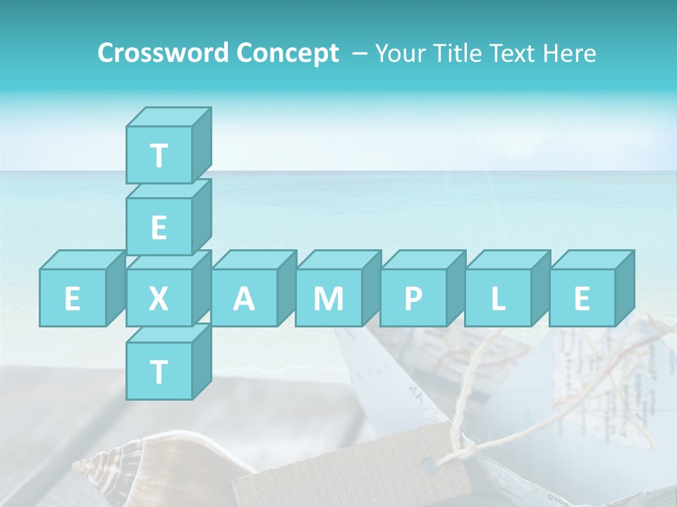 Werbung Blau Pause PowerPoint Template