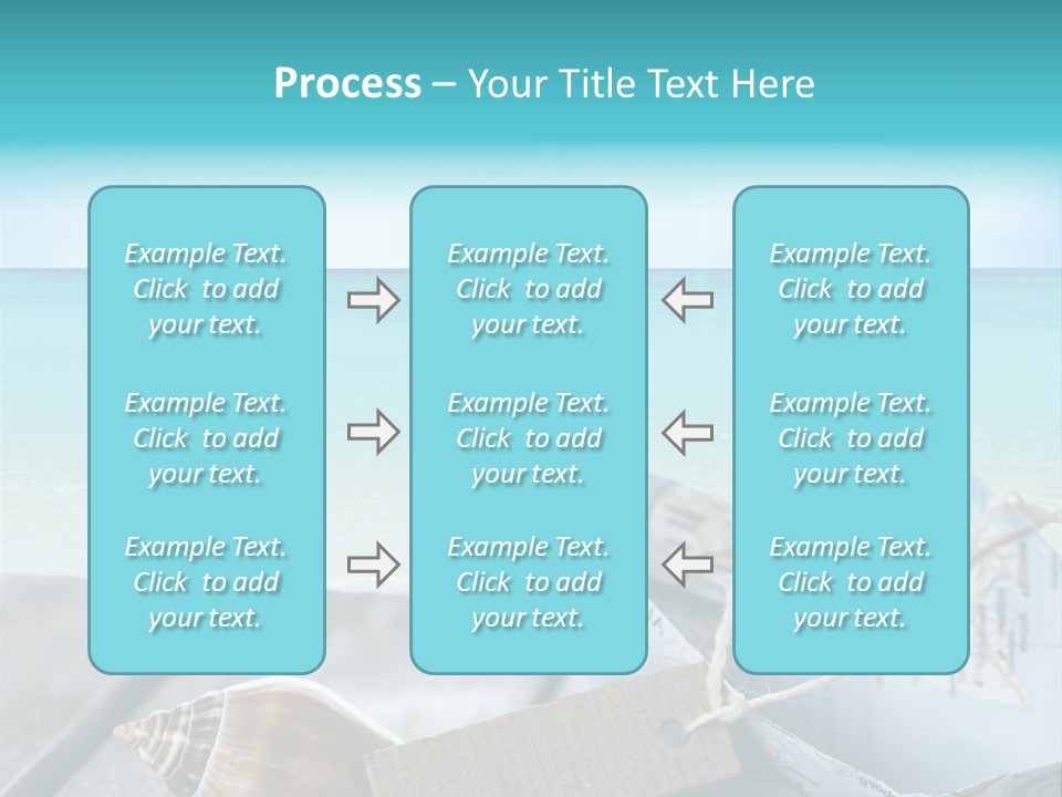 Werbung Blau Pause PowerPoint Template