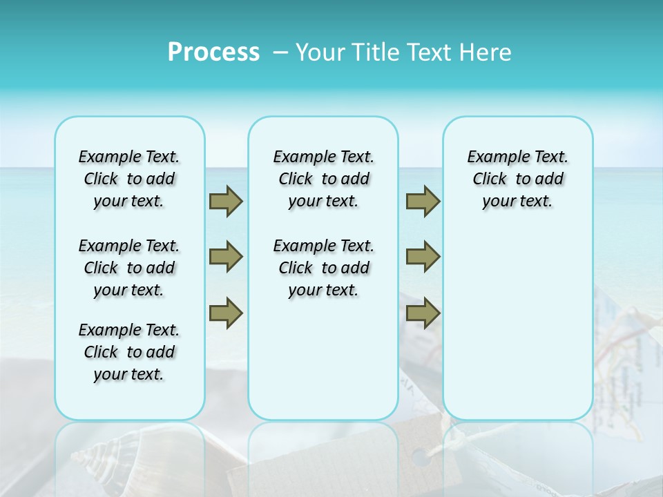 Werbung Blau Pause PowerPoint Template