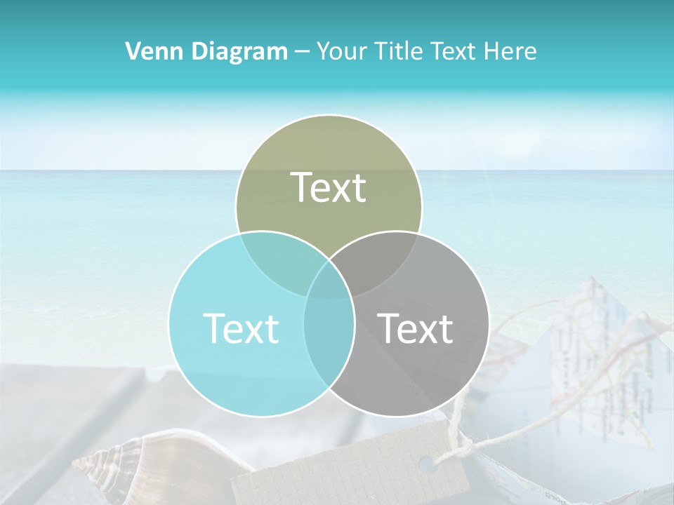 Werbung Blau Pause PowerPoint Template