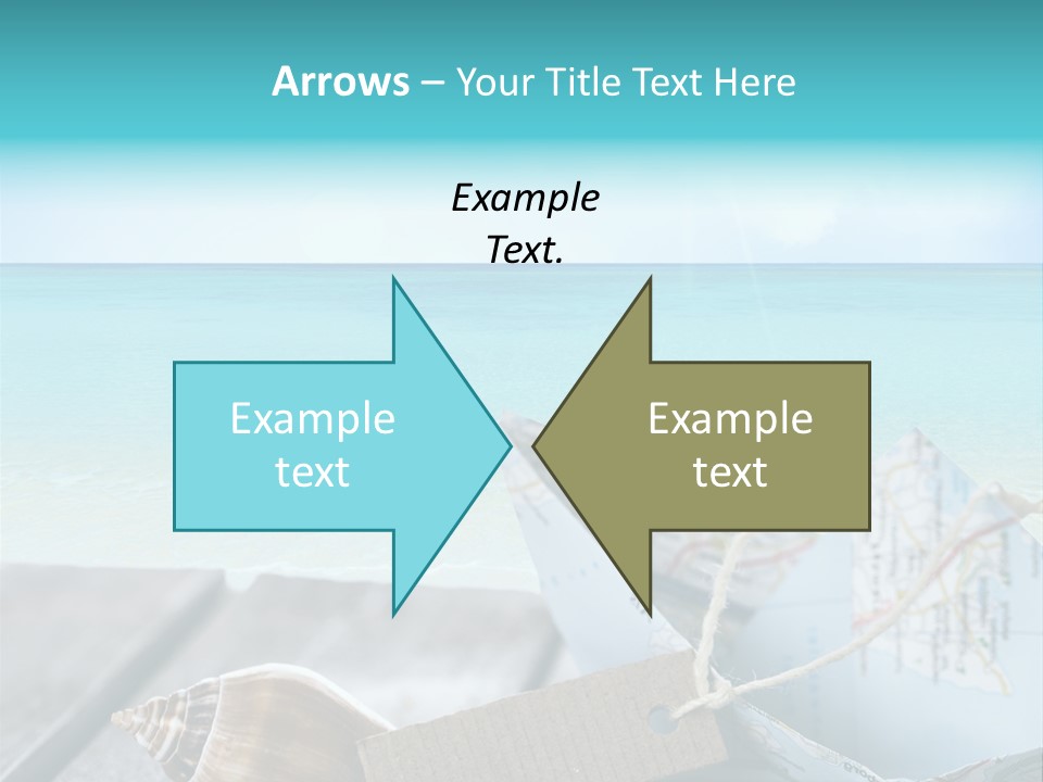Werbung Blau Pause PowerPoint Template