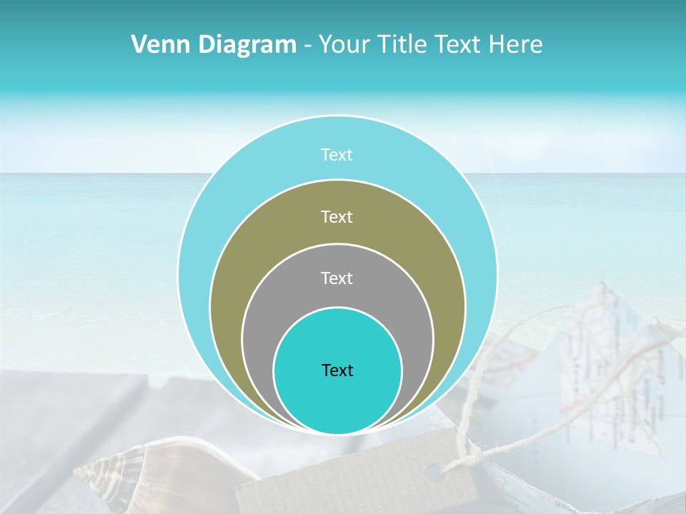 Werbung Blau Pause PowerPoint Template