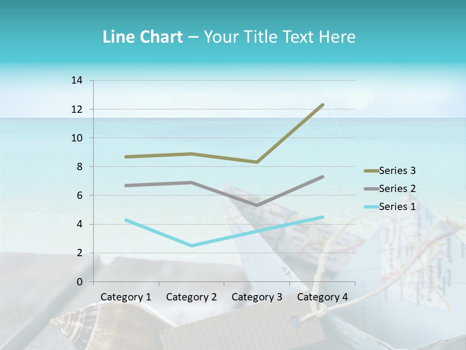 Werbung Blau Pause PowerPoint Template