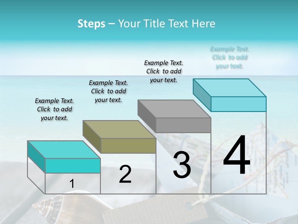 Werbung Blau Pause PowerPoint Template