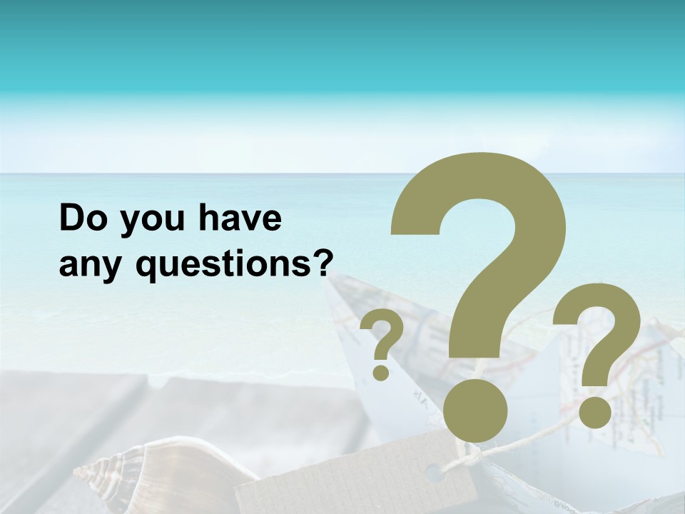 Werbung Blau Pause PowerPoint Template