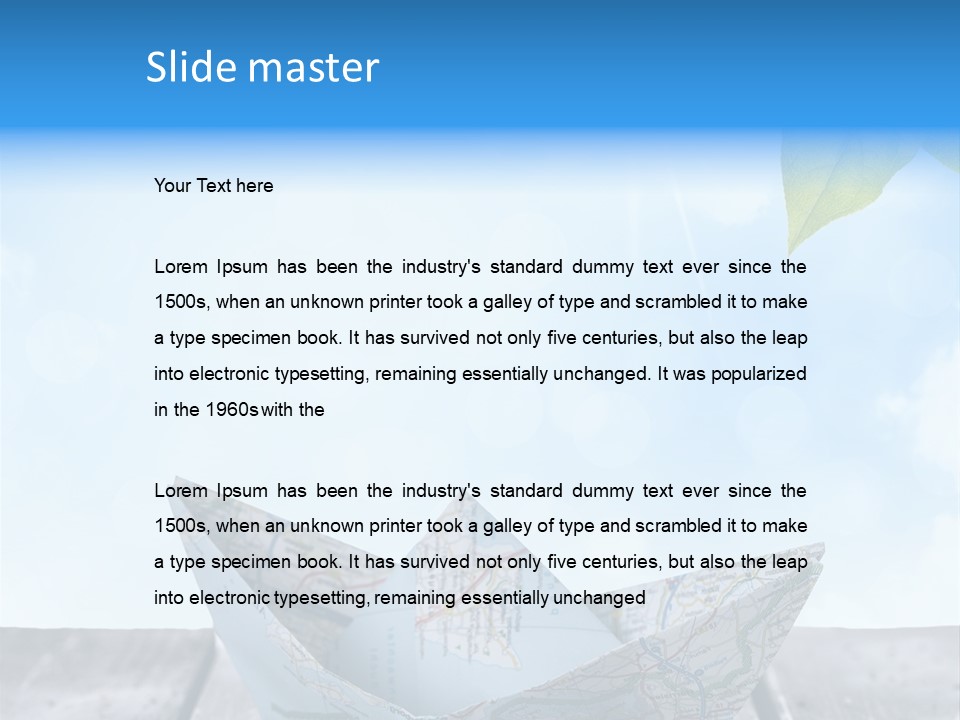 Gru Text Kreuzfahrt PowerPoint Template