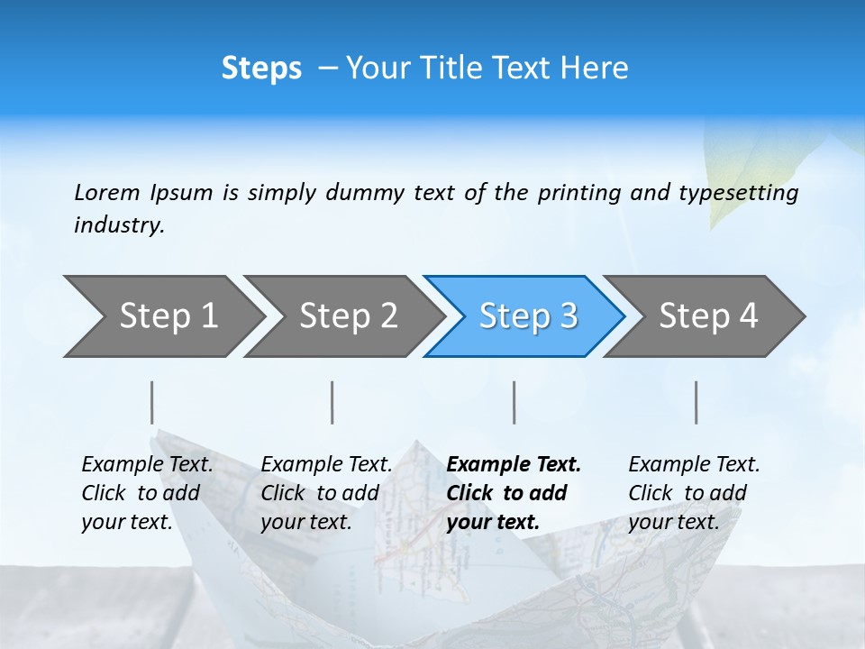 Gru Text Kreuzfahrt PowerPoint Template