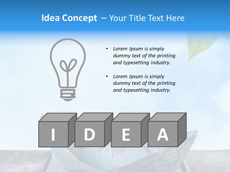 Gru Text Kreuzfahrt PowerPoint Template