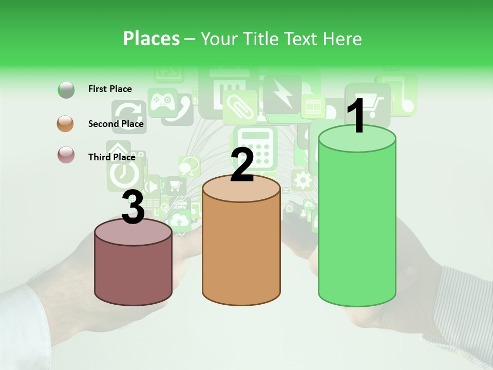 Global Glowing Connect PowerPoint Template