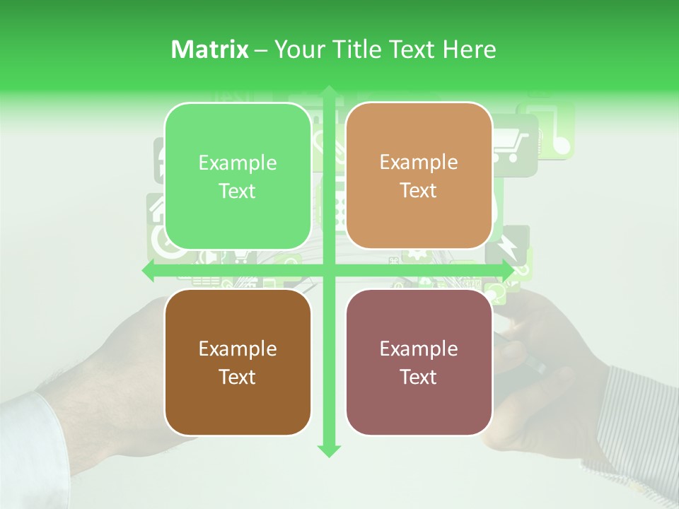 Global Glowing Connect PowerPoint Template