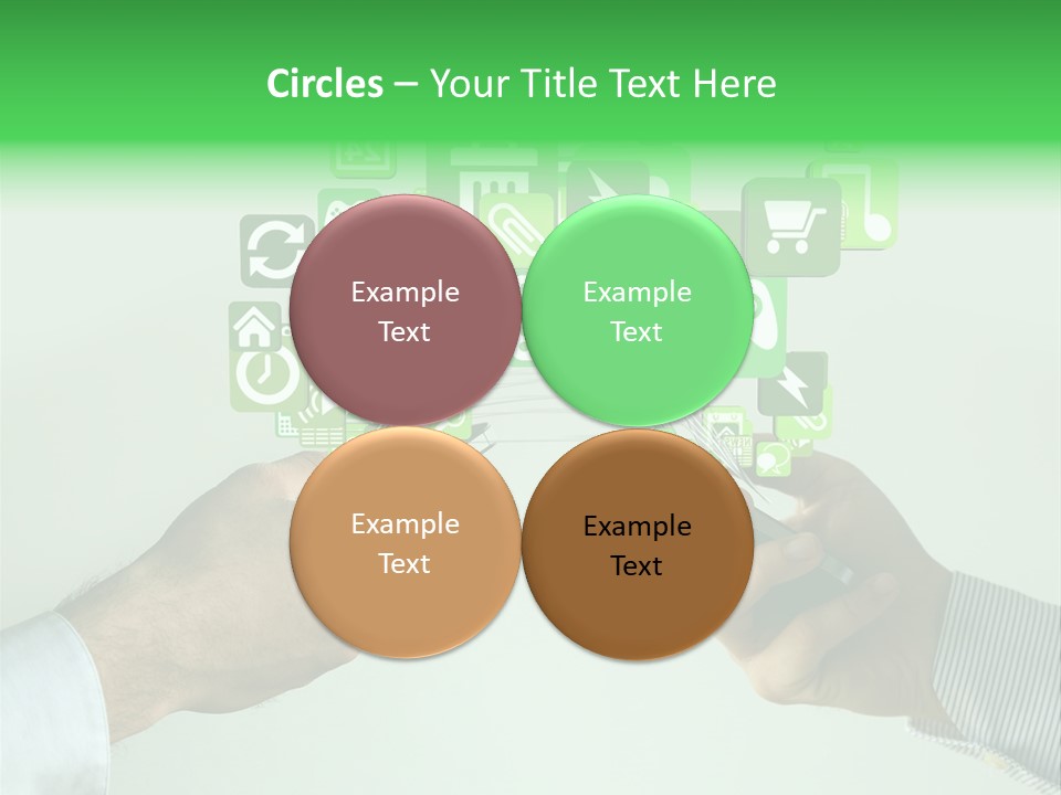 Global Glowing Connect PowerPoint Template