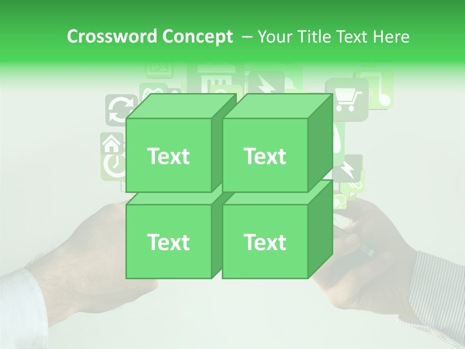 Global Glowing Connect PowerPoint Template