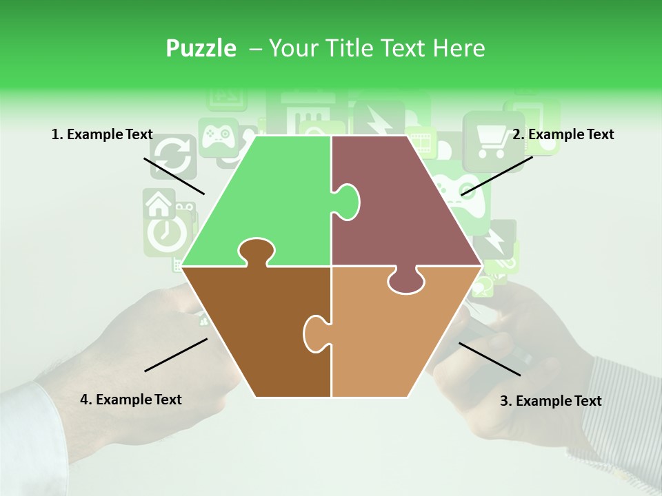 Global Glowing Connect PowerPoint Template