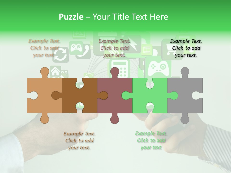Global Glowing Connect PowerPoint Template