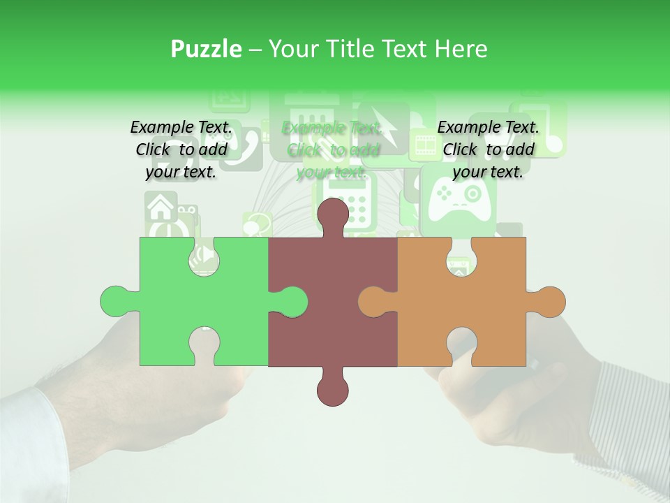 Global Glowing Connect PowerPoint Template