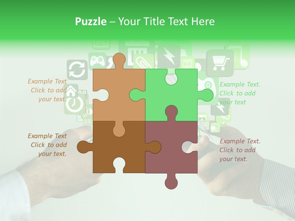 Global Glowing Connect PowerPoint Template