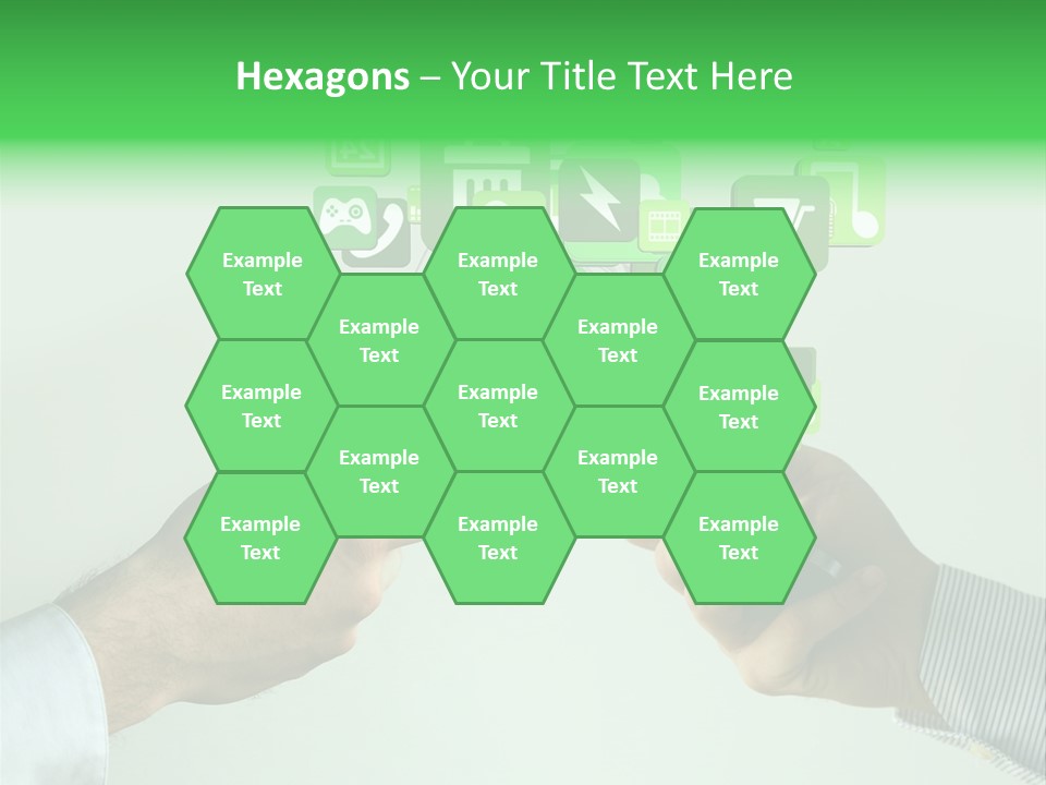 Global Glowing Connect PowerPoint Template