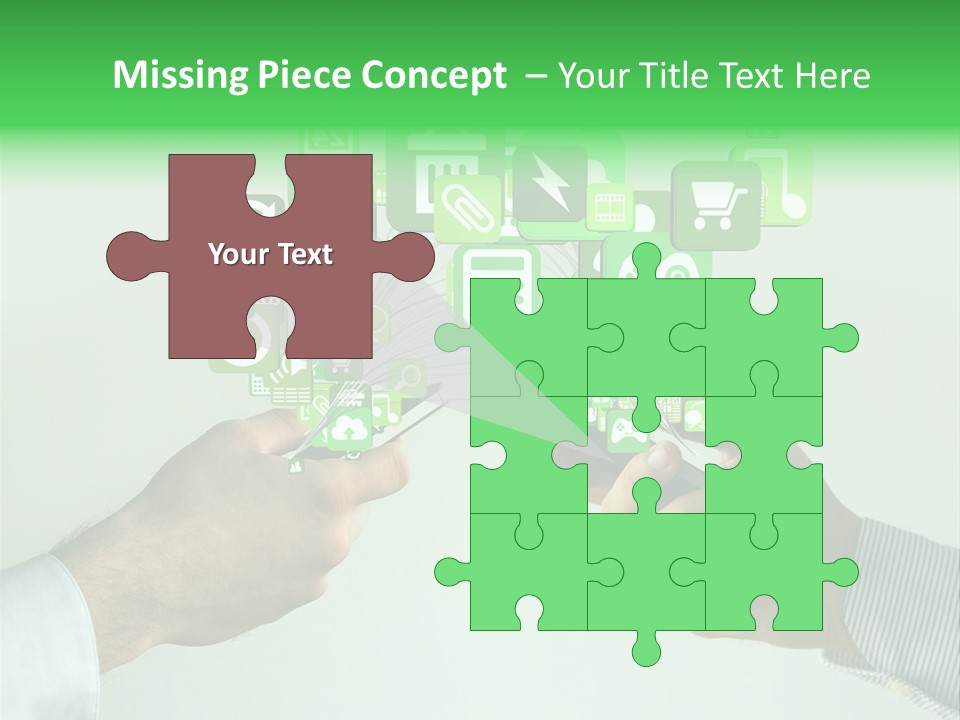 Global Glowing Connect PowerPoint Template
