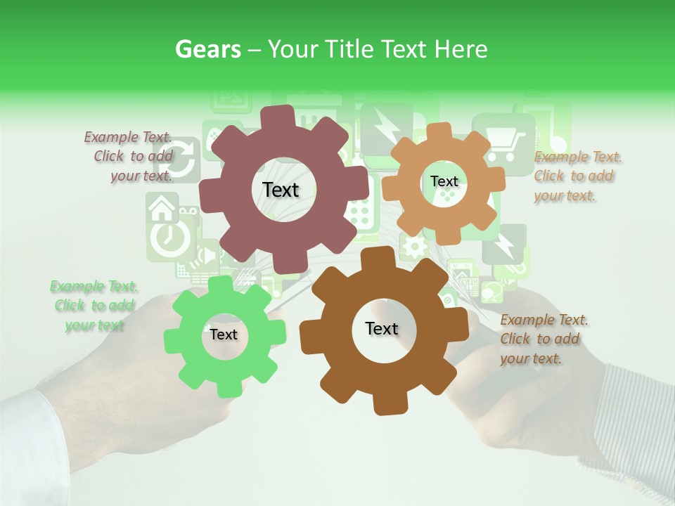 Global Glowing Connect PowerPoint Template