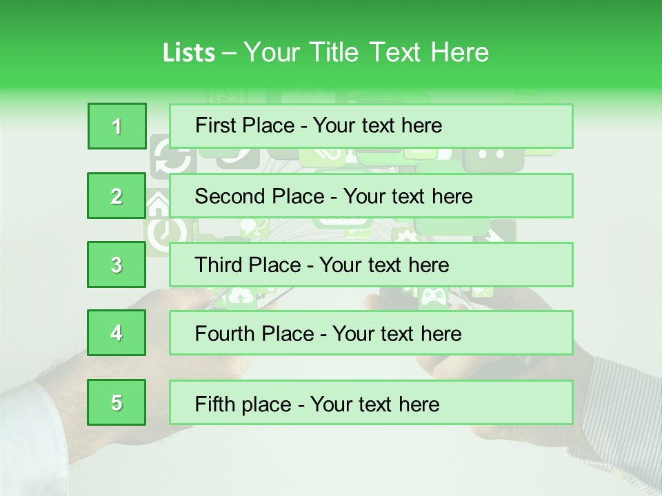 Global Glowing Connect PowerPoint Template