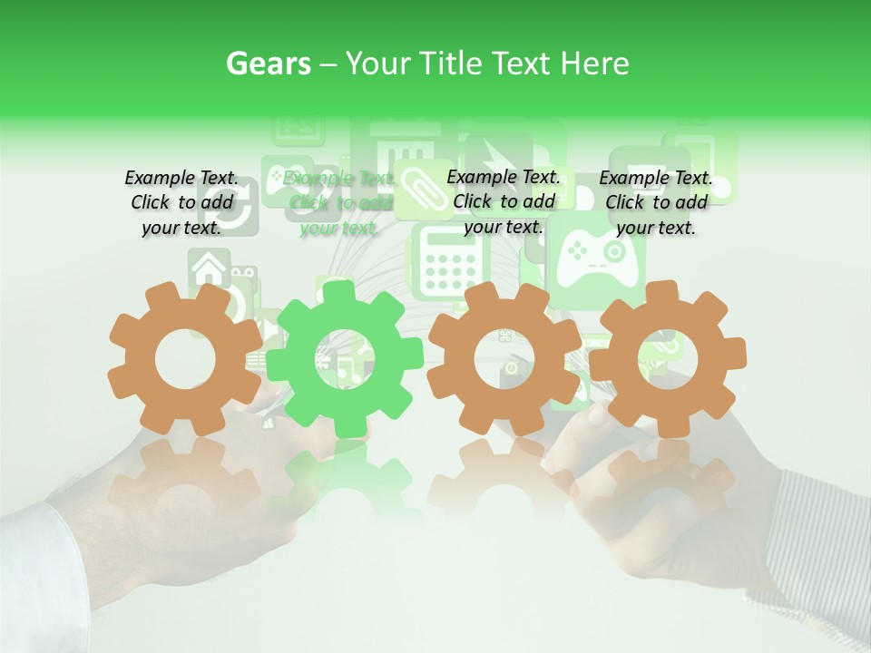 Global Glowing Connect PowerPoint Template