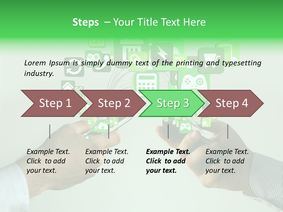 Global Glowing Connect PowerPoint Template