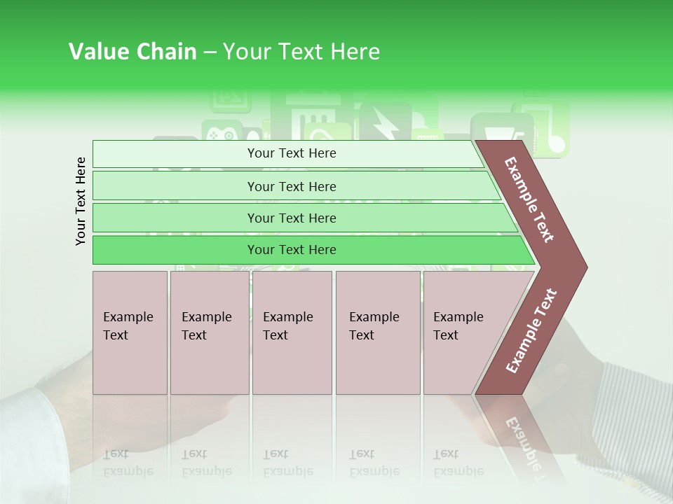 Global Glowing Connect PowerPoint Template