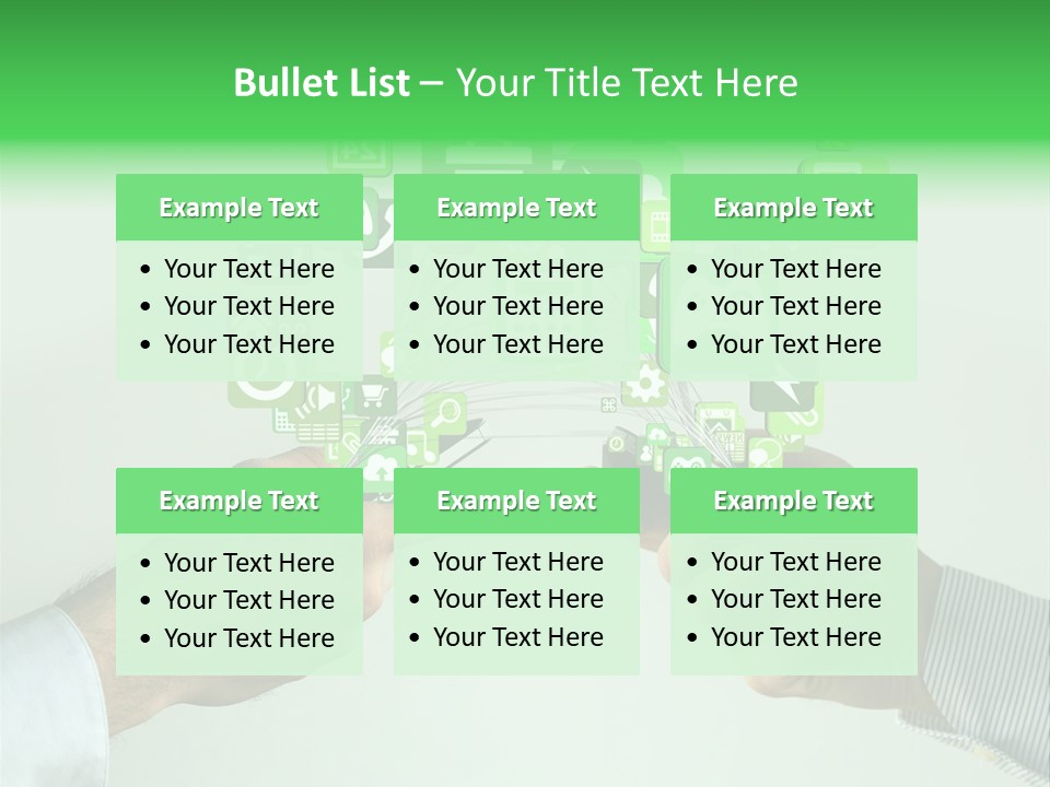 Global Glowing Connect PowerPoint Template