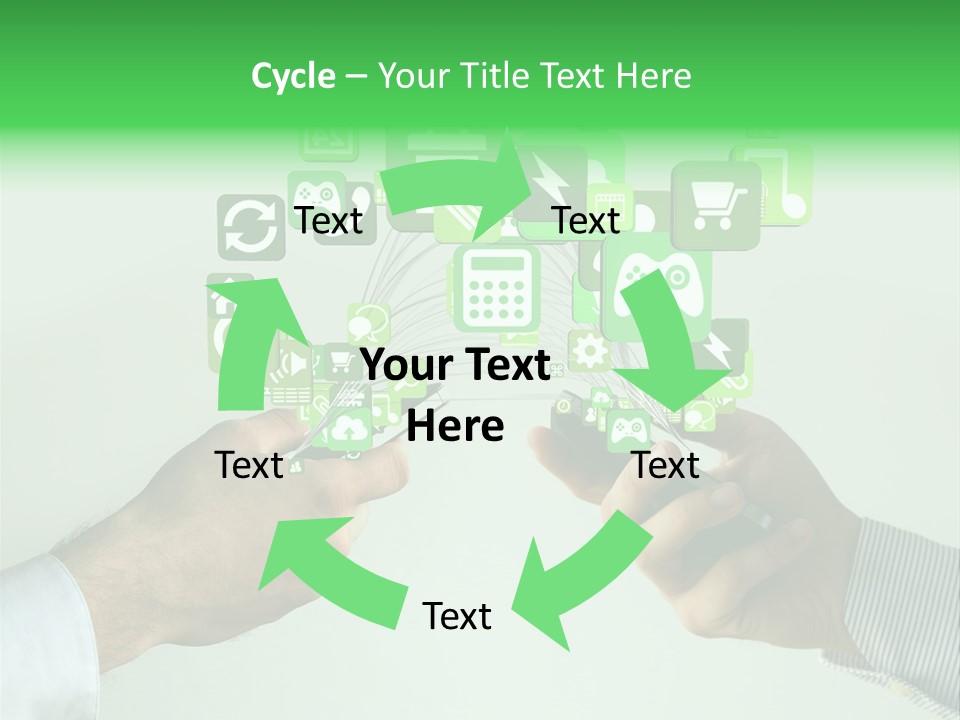 Global Glowing Connect PowerPoint Template