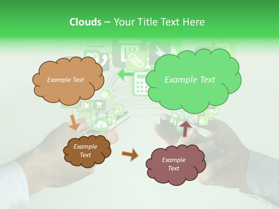 Global Glowing Connect PowerPoint Template