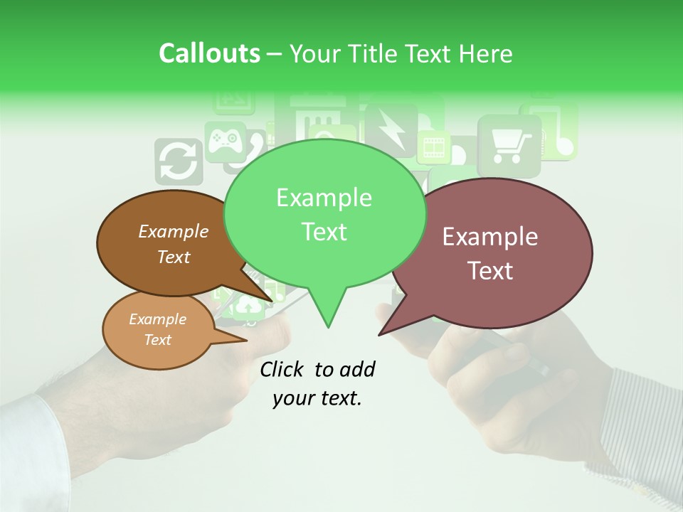 Global Glowing Connect PowerPoint Template