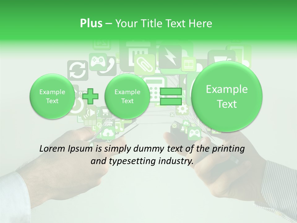 Global Glowing Connect PowerPoint Template