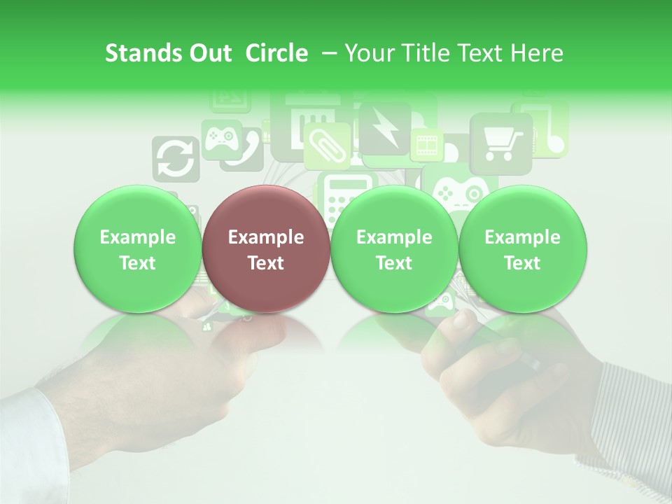 Global Glowing Connect PowerPoint Template