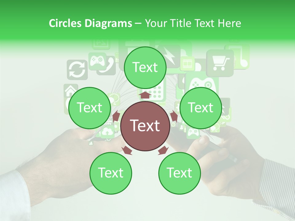 Global Glowing Connect PowerPoint Template