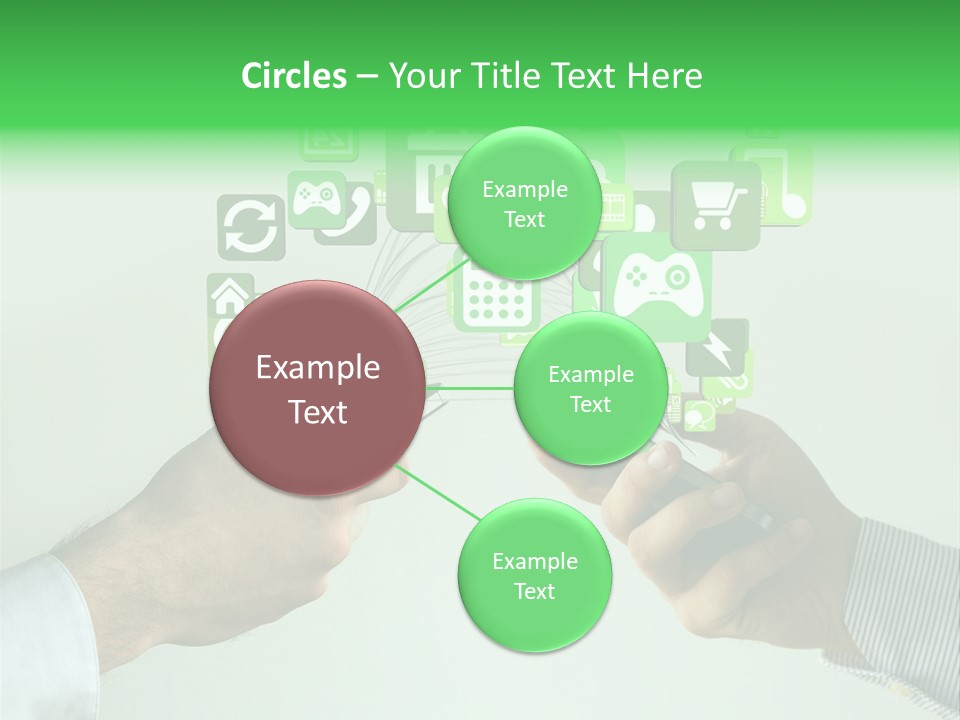Global Glowing Connect PowerPoint Template