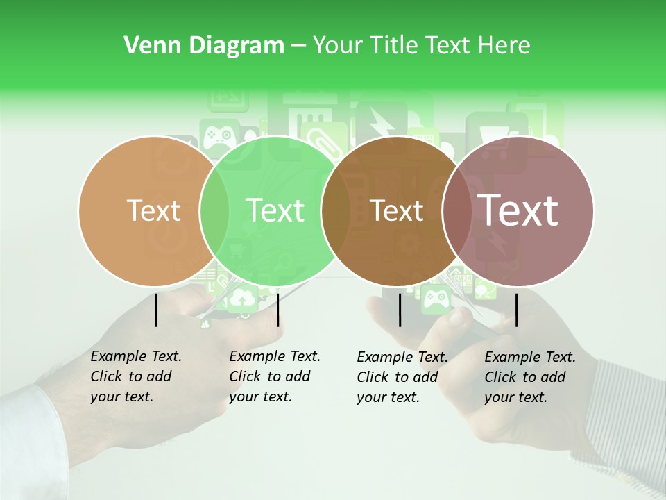 Global Glowing Connect PowerPoint Template