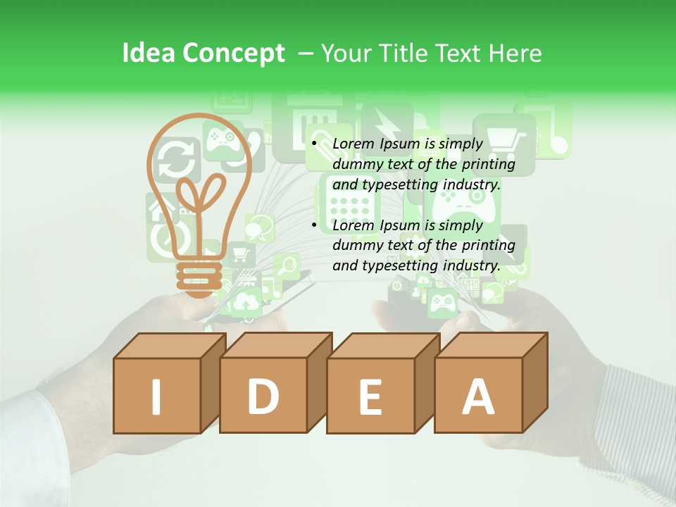Global Glowing Connect PowerPoint Template