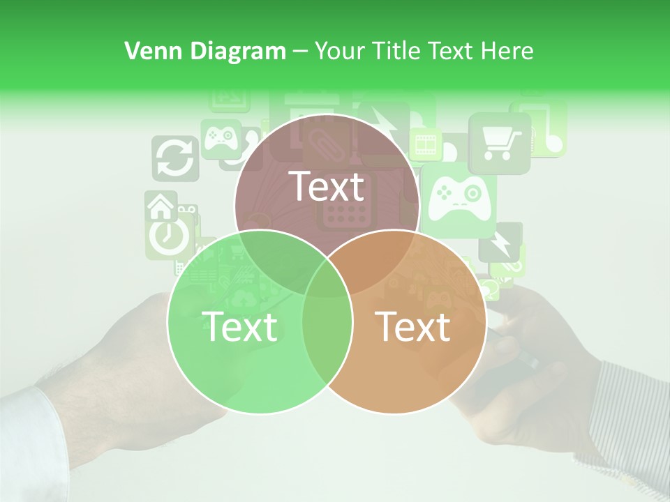 Global Glowing Connect PowerPoint Template