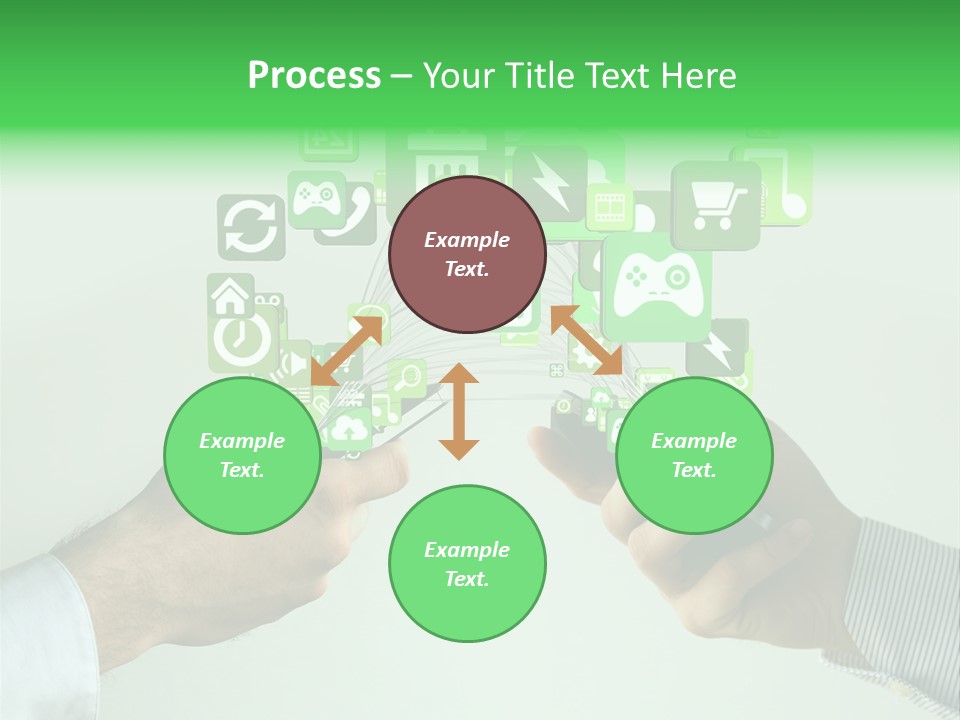 Global Glowing Connect PowerPoint Template