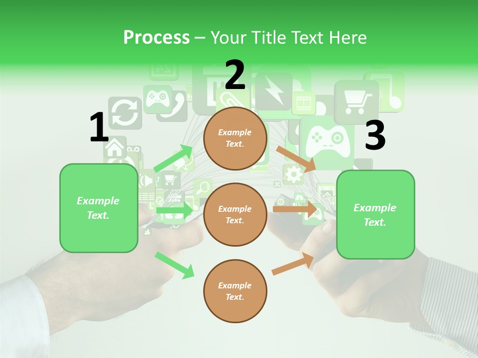 Global Glowing Connect PowerPoint Template