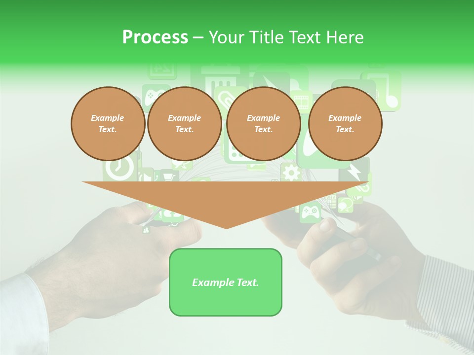 Global Glowing Connect PowerPoint Template