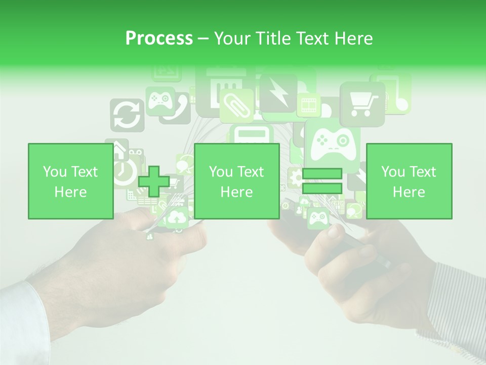 Global Glowing Connect PowerPoint Template