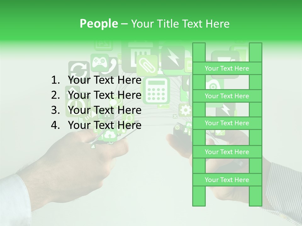 Global Glowing Connect PowerPoint Template