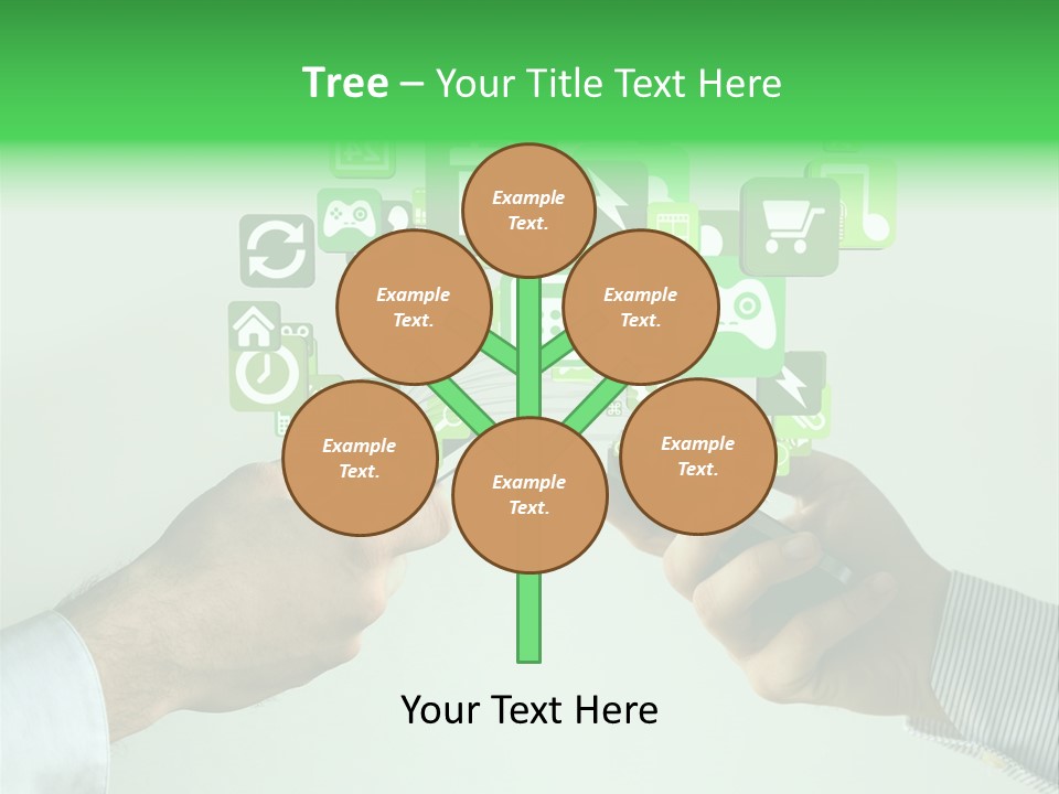 Global Glowing Connect PowerPoint Template