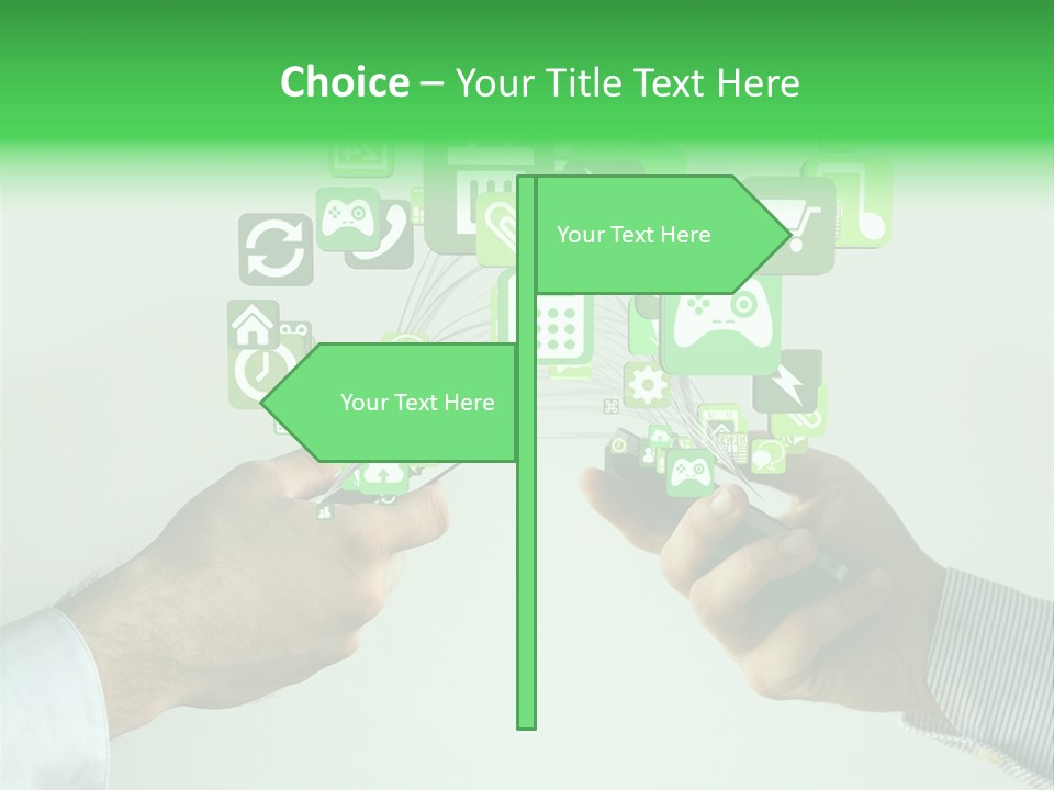 Global Glowing Connect PowerPoint Template