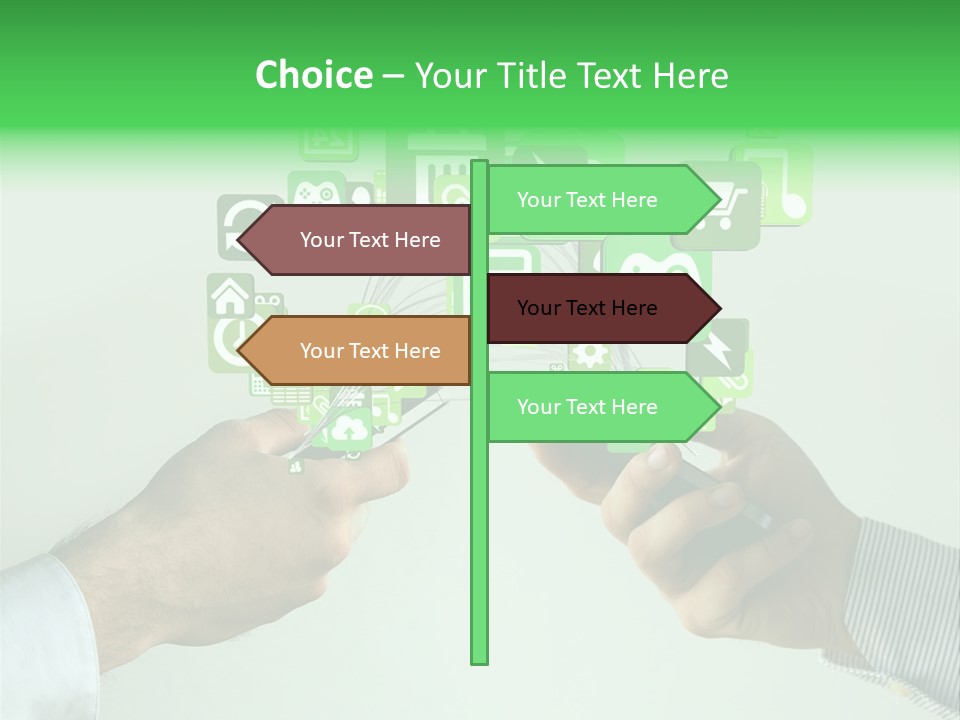 Global Glowing Connect PowerPoint Template