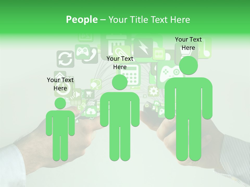 Global Glowing Connect PowerPoint Template