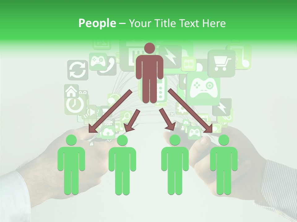 Global Glowing Connect PowerPoint Template